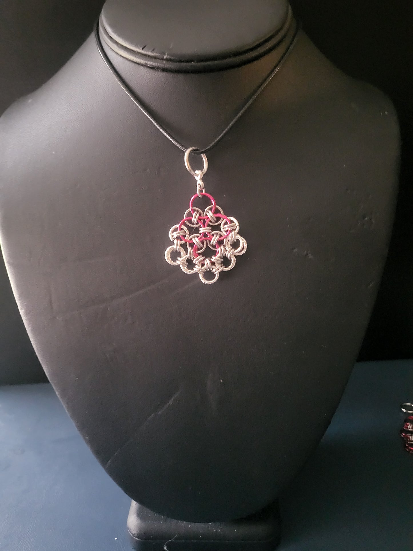 Chainmail Necklace Pendant